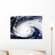Hurricane Nadine over Atlantic Wall Decal