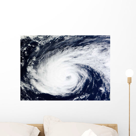 Hurricane Nadine over Atlantic Wall Decal