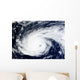 Hurricane Nadine over Atlantic Wall Decal