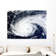 Hurricane Nadine over Atlantic Wall Decal