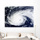Hurricane Nadine over Atlantic Wall Decal