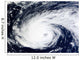 Hurricane Nadine over Atlantic Wall Decal