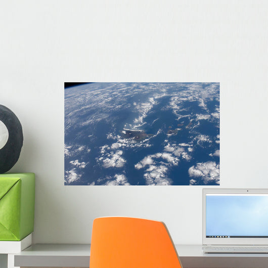 Hawaiian Islands as Seen Wall Decal
