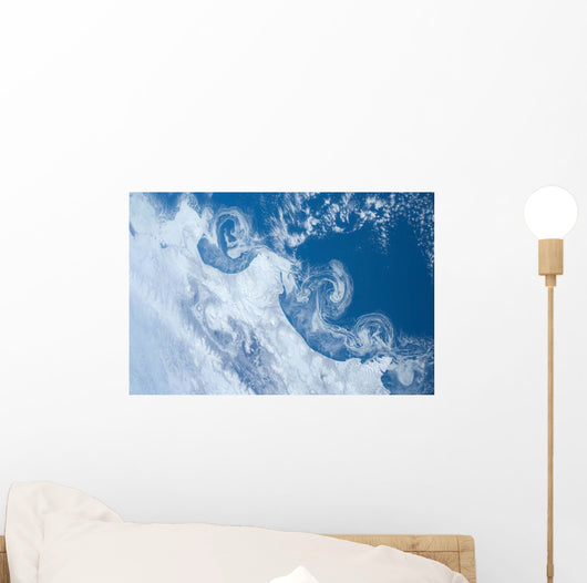 Ice Floes along Coastline Wall Decal