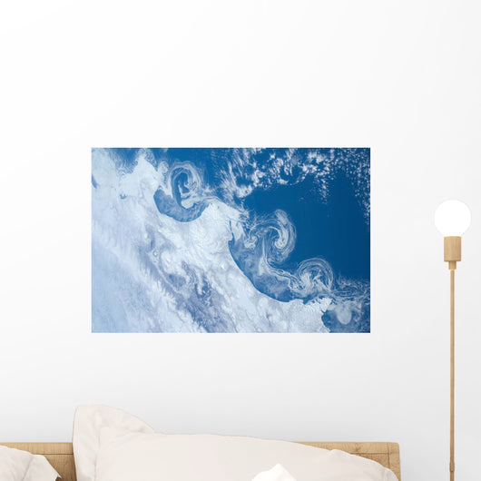Ice Floes along Coastline Wall Decal