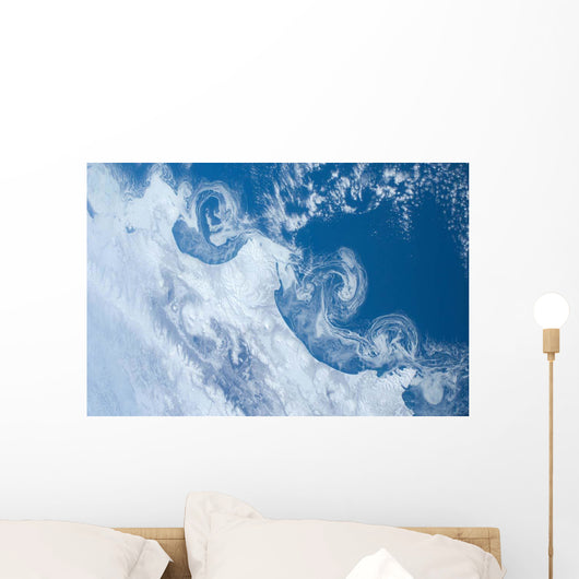Ice Floes along Coastline Wall Decal