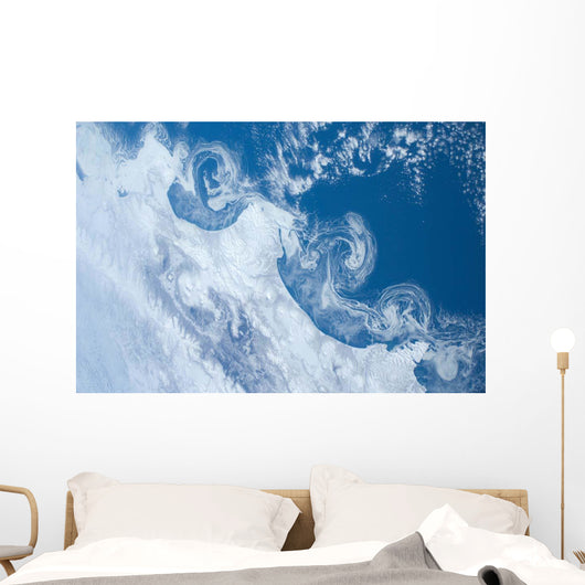 Ice Floes along Coastline Wall Decal