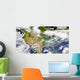 Satellite North America with Wall Decal