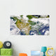 Satellite North America with Wall Decal