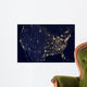 City Lights United States Wall Decal