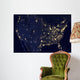 City Lights United States Wall Decal