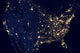 City Lights United States Wall Decal