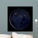 Full Earth Showing City Wall Decal