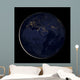 Full Earth Showing City Wall Decal
