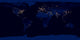 Flat Map Earth Showing Wall Decal