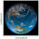 Full Earth Featuring North Wall Decal