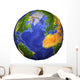 Full Earth Showing Topographic Wall Decal