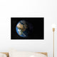 Full Earth Showing Simulated Wall Decal Design 4