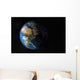 Full Earth Showing Simulated Wall Decal Design 4