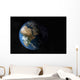 Full Earth Showing Simulated Wall Decal Design 4