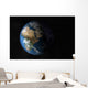 Full Earth Showing Simulated Wall Decal Design 4