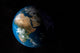 Full Earth Showing Simulated Wall Decal Design 4