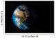 Full Earth Showing Simulated Wall Decal Design 4