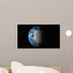 Full Earth Showing Simulated Wall Decal Design 3