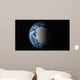 Full Earth Showing Simulated Wall Decal Design 3