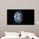 Full Earth Showing Simulated Wall Decal Design 3