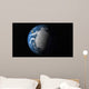 Full Earth Showing Simulated Wall Decal Design 2