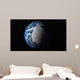 Full Earth Showing Simulated Wall Decal Design 2