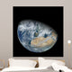 Synthesized Earth Showing North Wall Decal