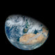 Synthesized Earth Showing North Wall Decal