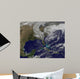 Satellite Nor'easter Storm over Wall Decal