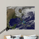 Satellite Nor'easter Storm over Wall Decal
