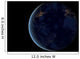 Digital Composite Earth's City Wall Decal