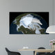 Planet Earth Showing Sea Wall Decal Design 2