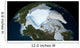 Planet Earth Showing Sea Wall Decal Design 2