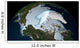 Planet Earth Showing Sea Wall Decal Design 1