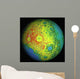 Lunar Topography Globe Wall Decal