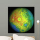 Lunar Topography Globe Wall Decal