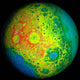 Lunar Topography Globe Wall Decal