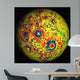 Free-air Lunar Gravity Globe Wall Decal