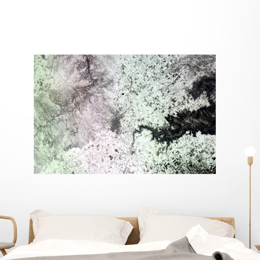 Satellite Amarillo Texas Covered Wall Decal Design 2