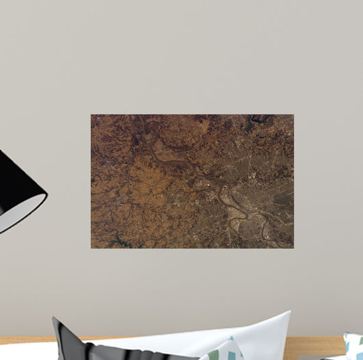 Satellite Kansas City Missouri Wall Decal Design 2