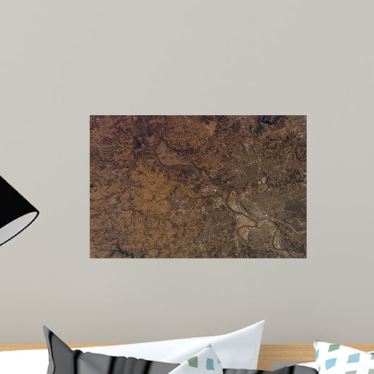 Satellite Kansas City Missouri Wall Decal Design 2