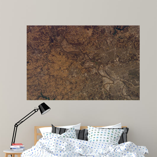 Satellite Kansas City Missouri Wall Decal Design 2