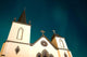 Aurora above Church Wall Decal