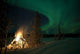 Aurora above Aurora Village Wall Decal Design 3